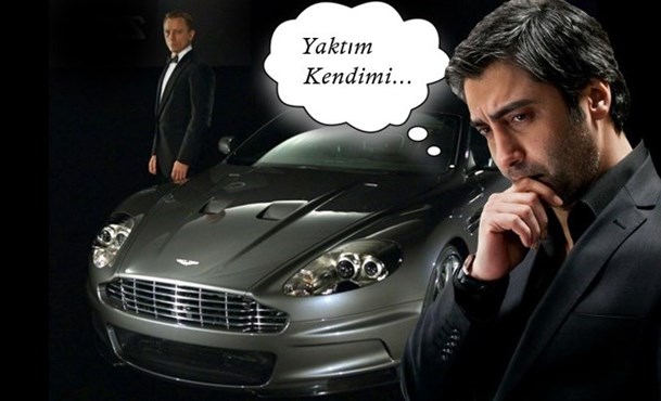 Polat Alemdar, James Bond'un Arabasını Pert Etti! Polat Alemdar, James Bond'un Arabasını Pert Etti!