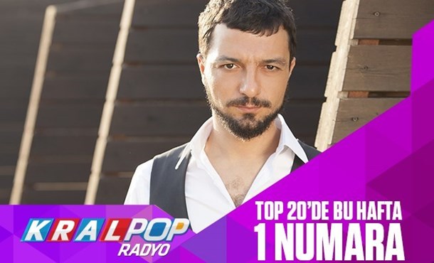 Mehmet Erdem Kral POP Radyo Top 20 Listesi'nde 1 Numara!