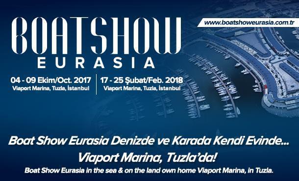 Boat Show Eurasia 4- 9 Ekim’de Viaport Marina Tuzla’da! 