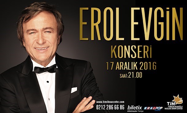  Erol Evgin Rüzgarı TİM Show Center’dan Esecek